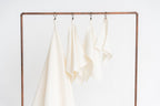 Organic Waffle Cotton Towel - Cream